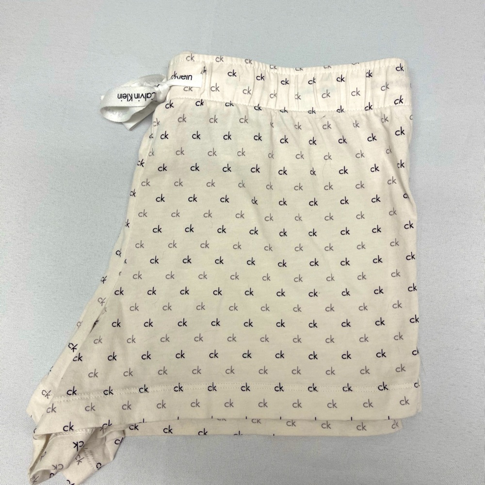 Calvin Klein - Women’s Small SleepWear Shorts Black & white Ck pattern